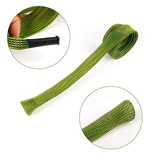 10Pcs/ Rod Sock Fishing Rod Sleeve Rod Cover Braided Mesh Rod Protector Pole Gloves Fishing Tools. Flat or Pointed End/Spinning or Casting Rods. for Casting Sea Fishing Rod/Spinning Fishing Rod