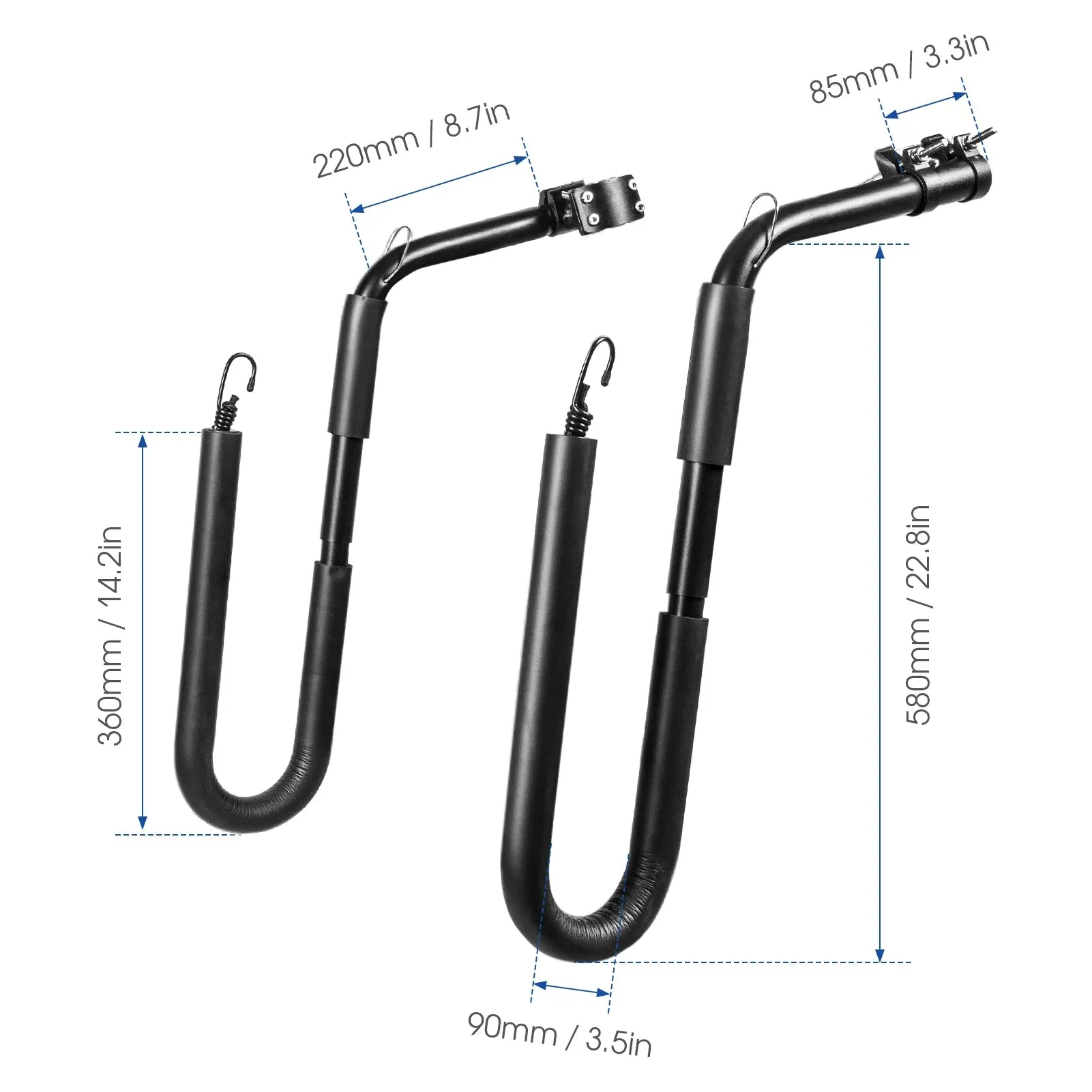 2022 New Bike Surfing Board Carrier Bicycle Surfboard Rack Surfboard Holder Mount Bracket