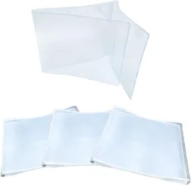 2025 Mahjong Card Holder, Fit Large Print Size(6 1/8x4 3/4), Durable Protective Cover Holder, Clear Plastic Sleeves for NMJL Card, Mahjongg Card Protector Set (4Pack)