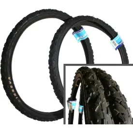 26 x 1.95 Black Replacement Mountain Tyre Black - 26 Inch