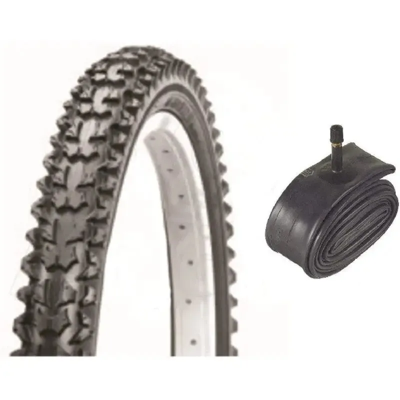 26 x 1.95 Black Replacement Mountain Tyre Black - 26 Inch