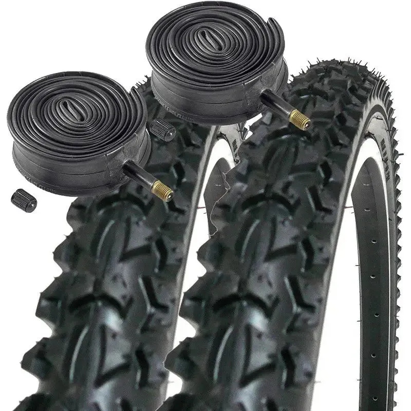 26 x 1.95 Black Replacement Mountain Tyre Black - 26 Inch