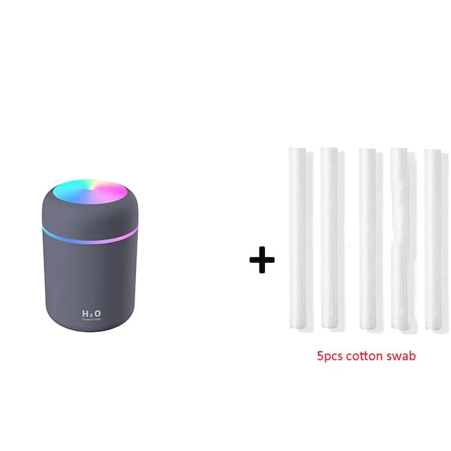 300ml Humidifier USB Ultrasonic Dazzle Cup Aroma Diffuser