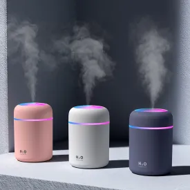 300ml Humidifier USB Ultrasonic Dazzle Cup Aroma Diffuser