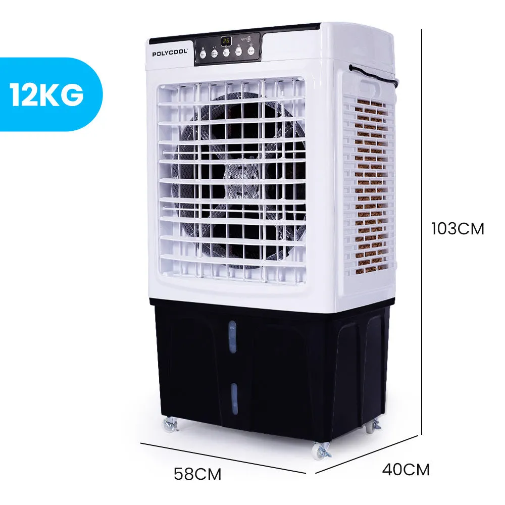 45L 125W Evaporative Air Cooler, Fan, Purifier, Humidifier, Remote - PolyCool
