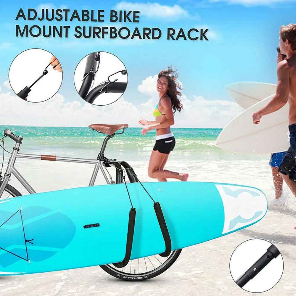 Bicycle Portable Surfboard Rack Bike Surfing Board Carrier Surfboard Holder Mount Stock Bike-Side Holder