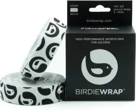 BirdieWrap Golf Sports Tape Wrap, 4-Way Stretch Athletic Tape for Hands and Fingers, Waterproof, Pre-Cut 110 Golf Finger Tape Strips, Blisters, Nicks Protection Sports Finger Tape