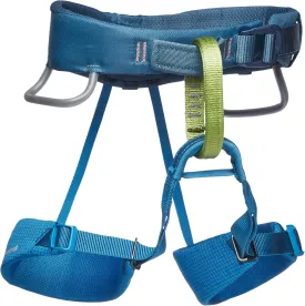 Black Diamond Kids Momentum Climbing Harness, Kingfisher, One Size, Fits Most Children Between 35-80 lbs