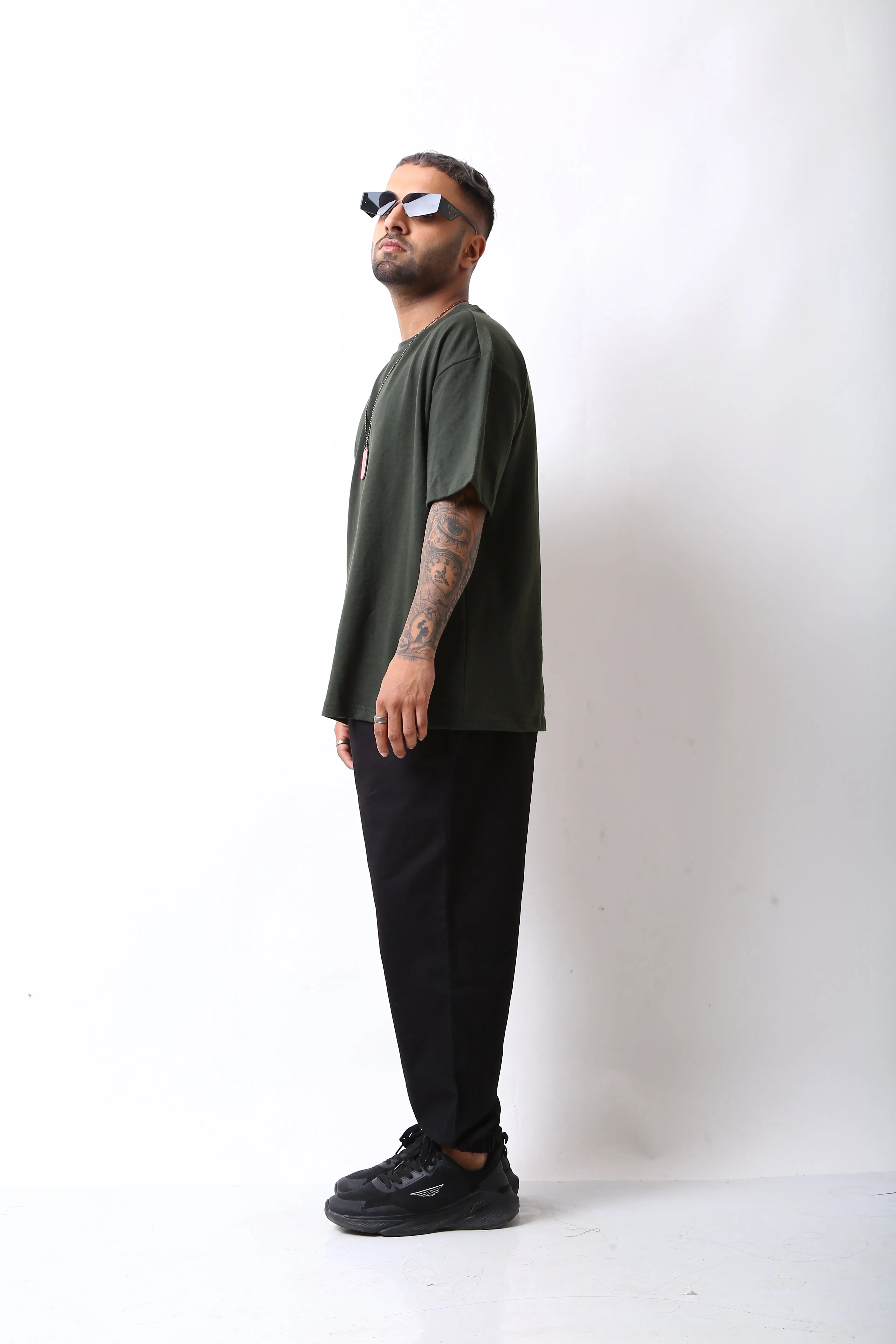 Deep Black Urban Parachute Pants