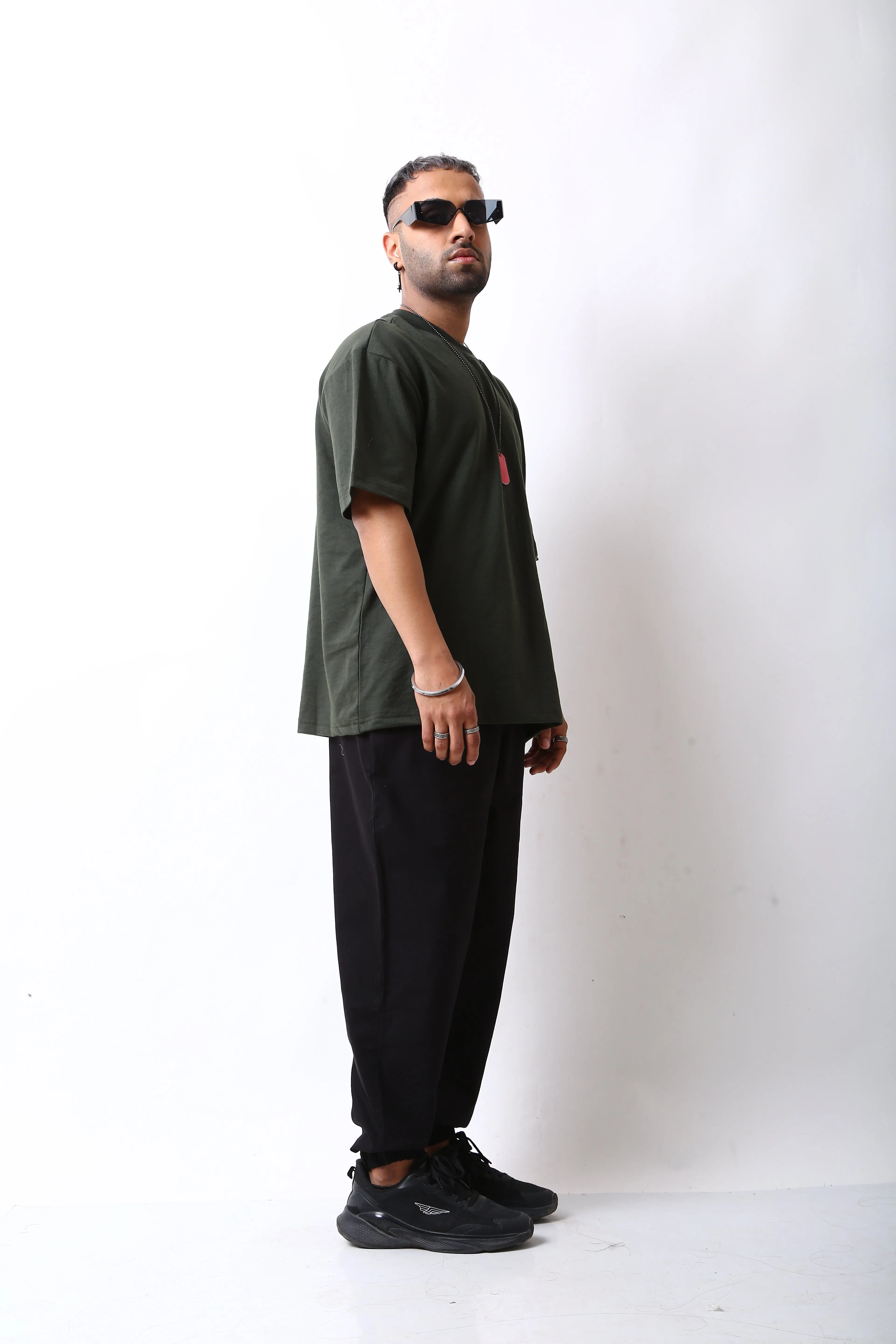Deep Black Urban Parachute Pants