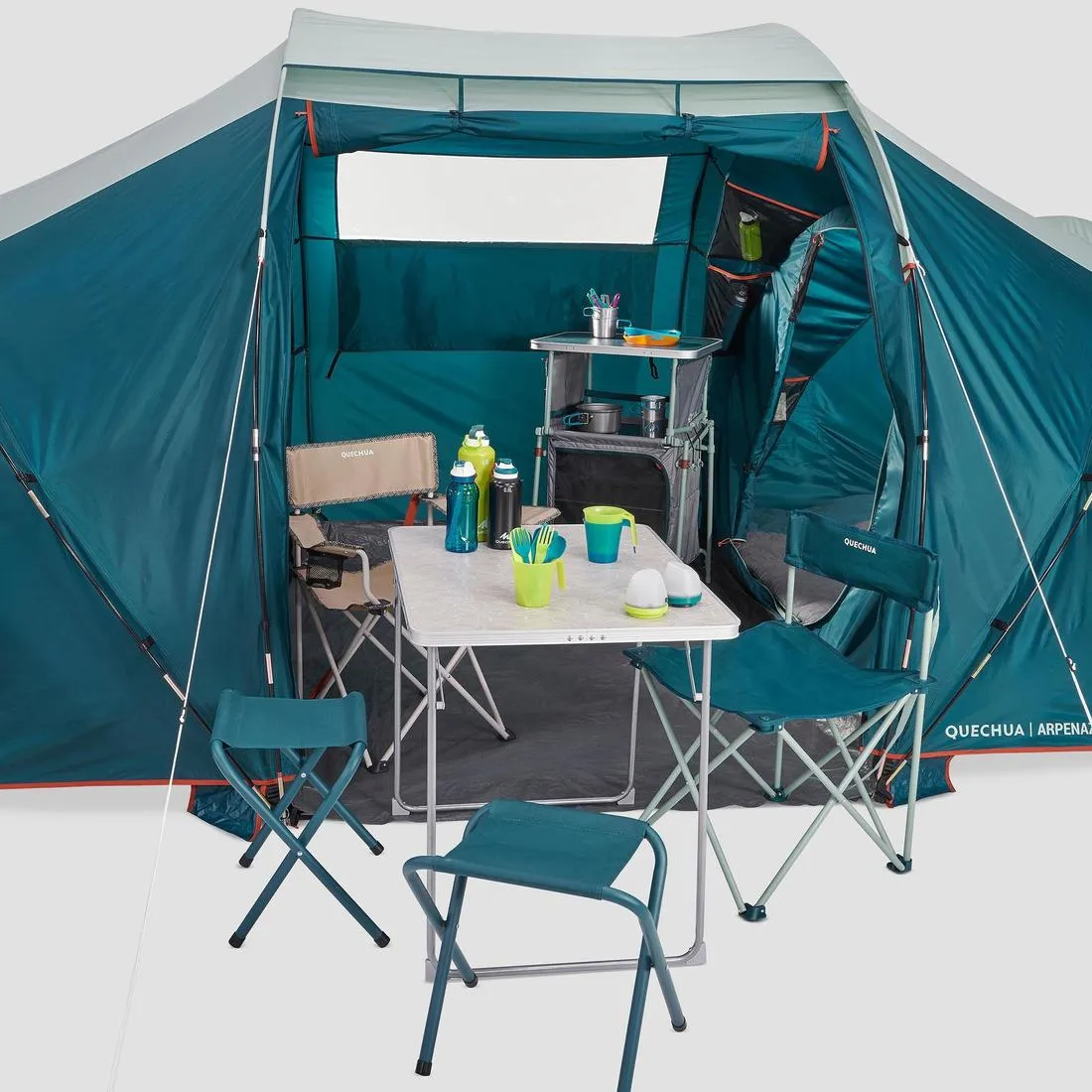 Family Camping Tent 4 Person - Arpenaz 4.2