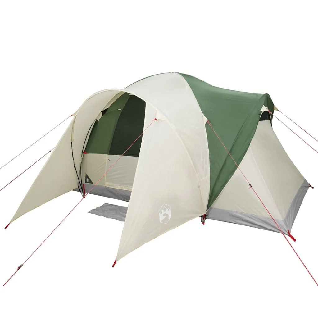 Family Tent Dome 6-Person Green Waterproof