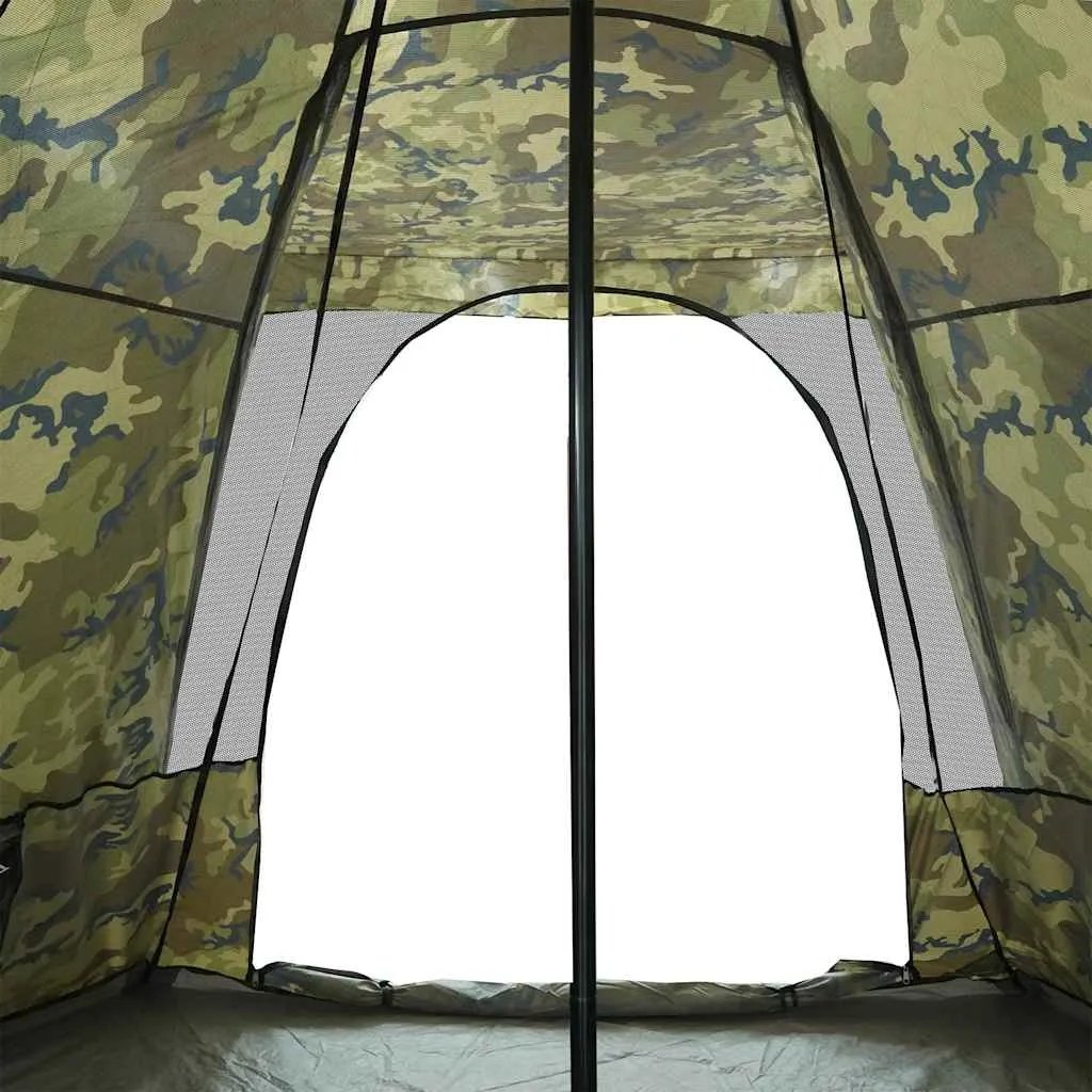 Family Tent Tipi 6-Person Camouflage Waterproof