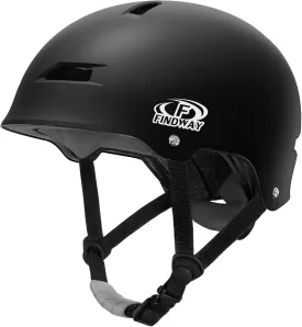Findway Pro Skateboard Helmet [Safety Certified] Two Removable Liners Bike Helmet for Kids Youth & Adults for Skate, Scooter, Commuter, Longboard & Incline Skating Rollerblading with Adjustable Dial