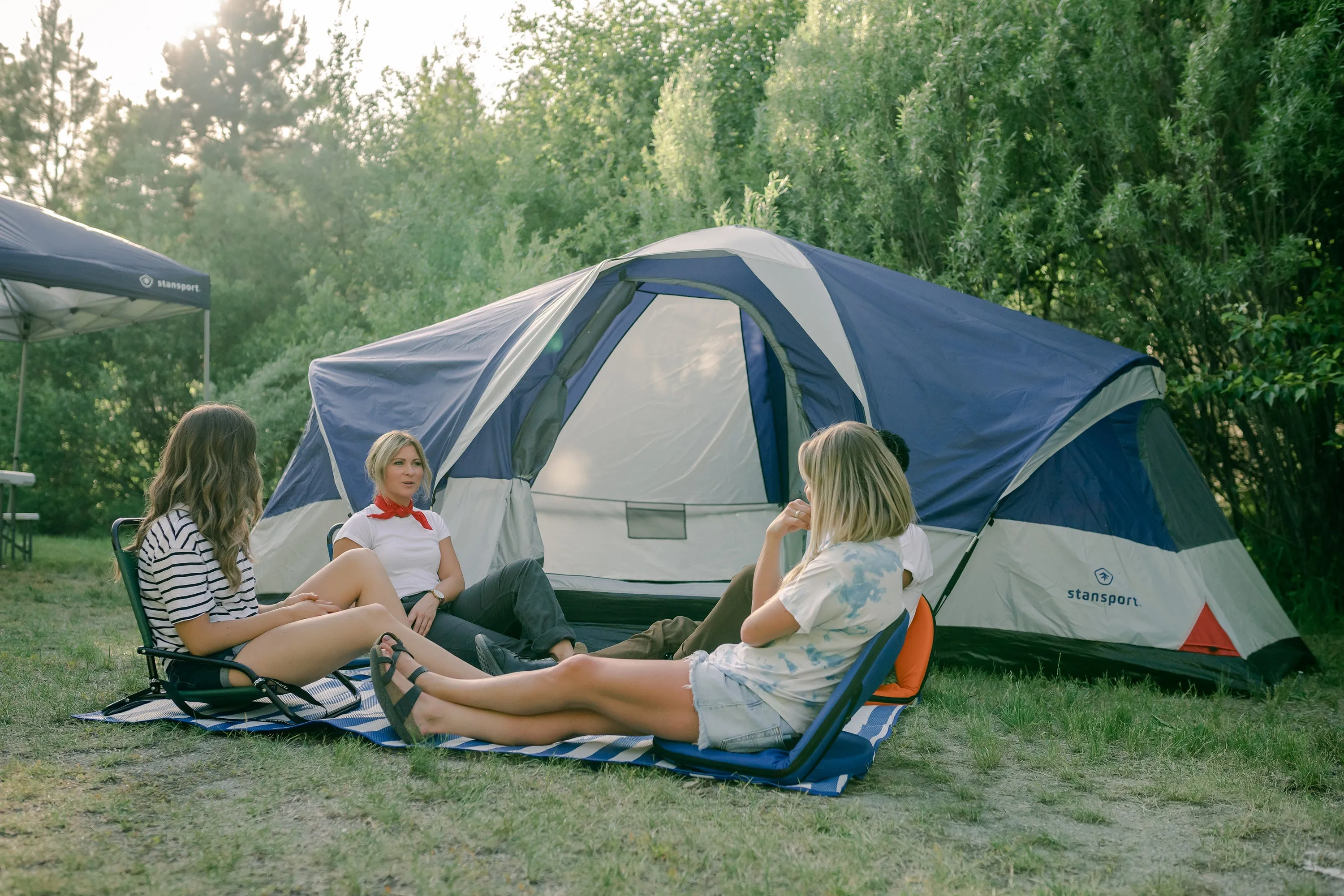 Grand 18 Family Tent - 3 Room - 10 Ft X 18 Ft X 72 Inch