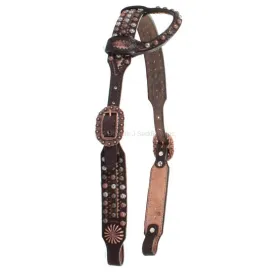 H903 - Brown Vintage Single Ear Headstall