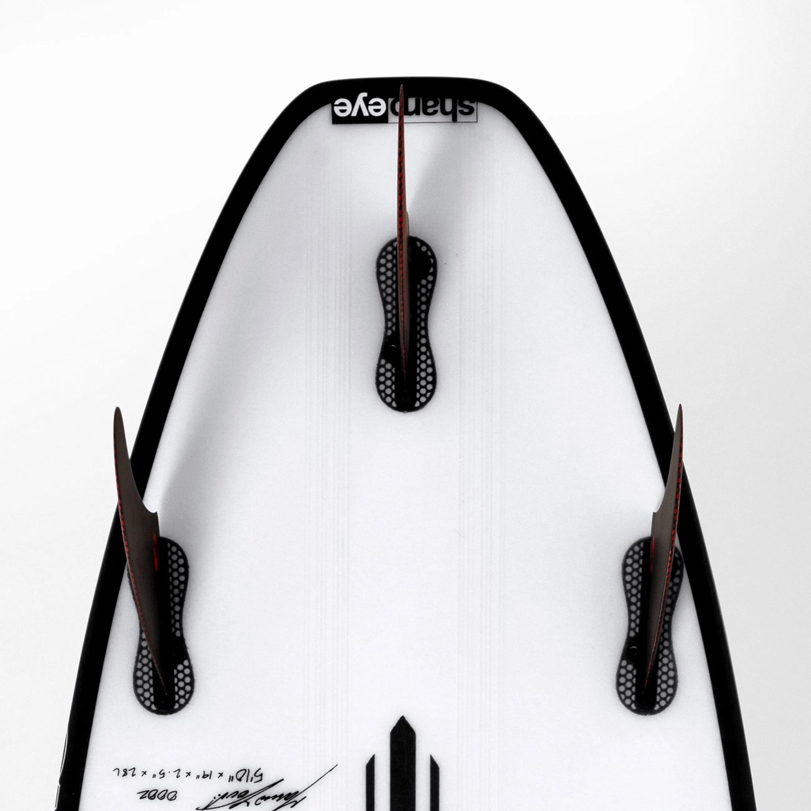INFERNO 72 (E3 LITE) 5'8" x 19.0 X 2.45 - 26.60L, Squash, 3x  FCS 2 Fin Boxes, Epoxy E3 - ID:921308