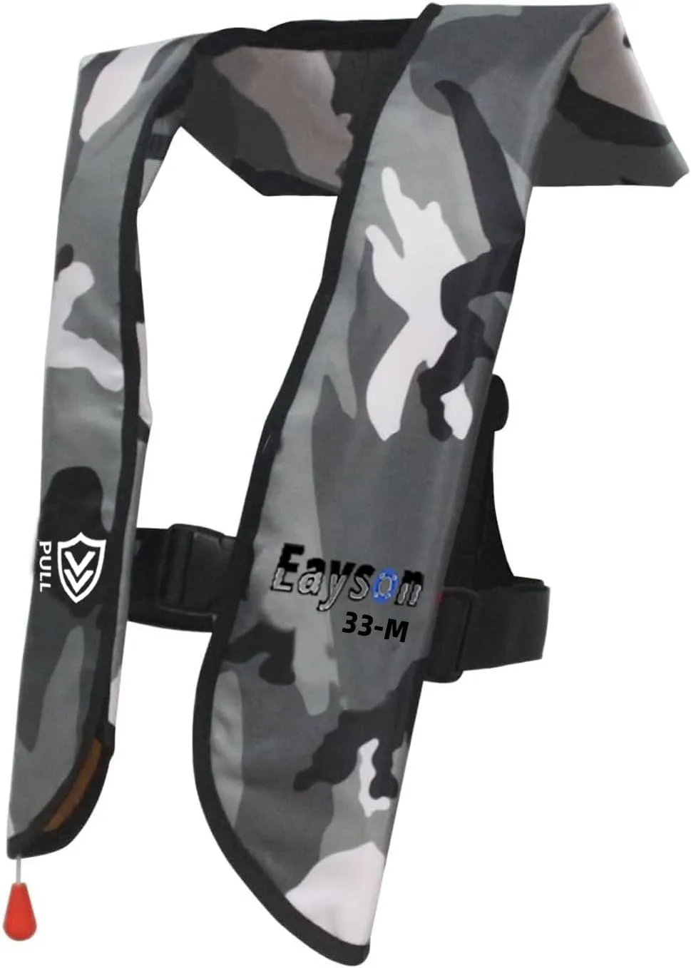 Light Inflatable Life Protective Clothing Basic Automatic/Manual Life Jacket (609 White Camouflage Manual)