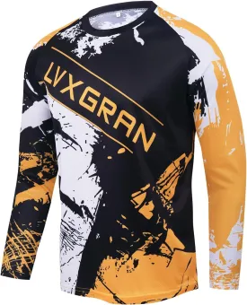 Men's Cycling Jersey Long Sleeves Mountain Jersey Downhill Off-Road,MTB Jersey Racing Riding Mountain Bike Motocross Shirt