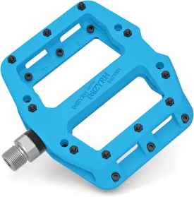 Mountain Bike Pedals 9/16" 3 Sealed Bearings Lightweight Non-Slip Nylon Fiber Bicycle Platform Pedals for Road BMX MTB