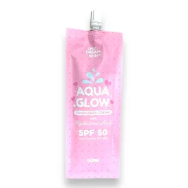 My Dream Skin - AQUA GLOW Sunscreen Cream with Hyaluronic Acid SPF 50