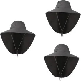 Outdoor Sun Hat with Neck Cover and Earflaps for UV Protection Wide Brim Fishing and Climbing Bucket Hat