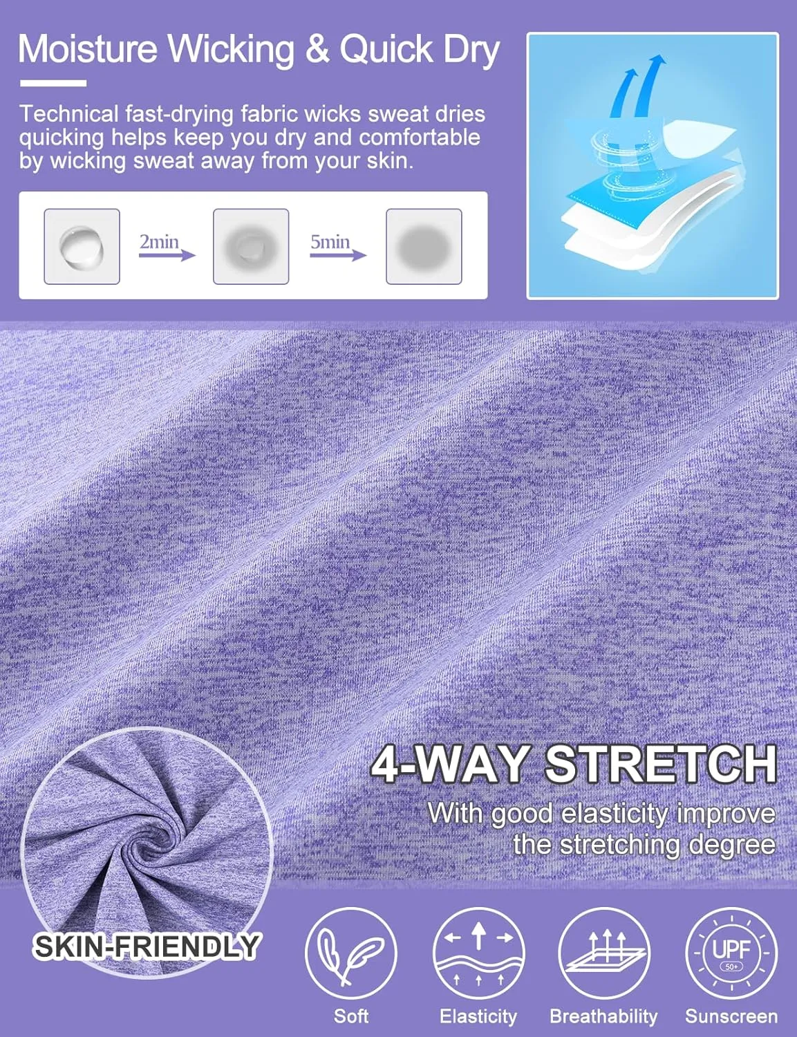 Plus Size Golf Polo Shirts for Women 3/4 Sleeve Quarter Zip Pullover Quick Dry Workout Tops XL-5XL