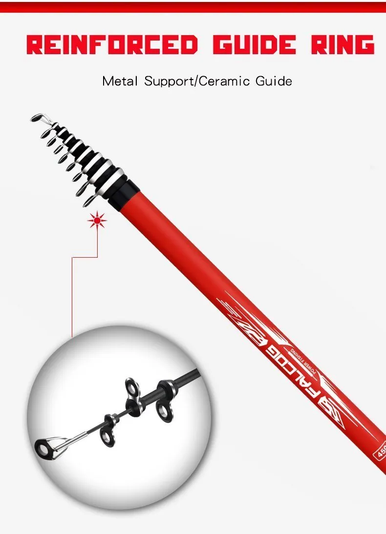 Portable Rotary Fishing Rod - 6.3M