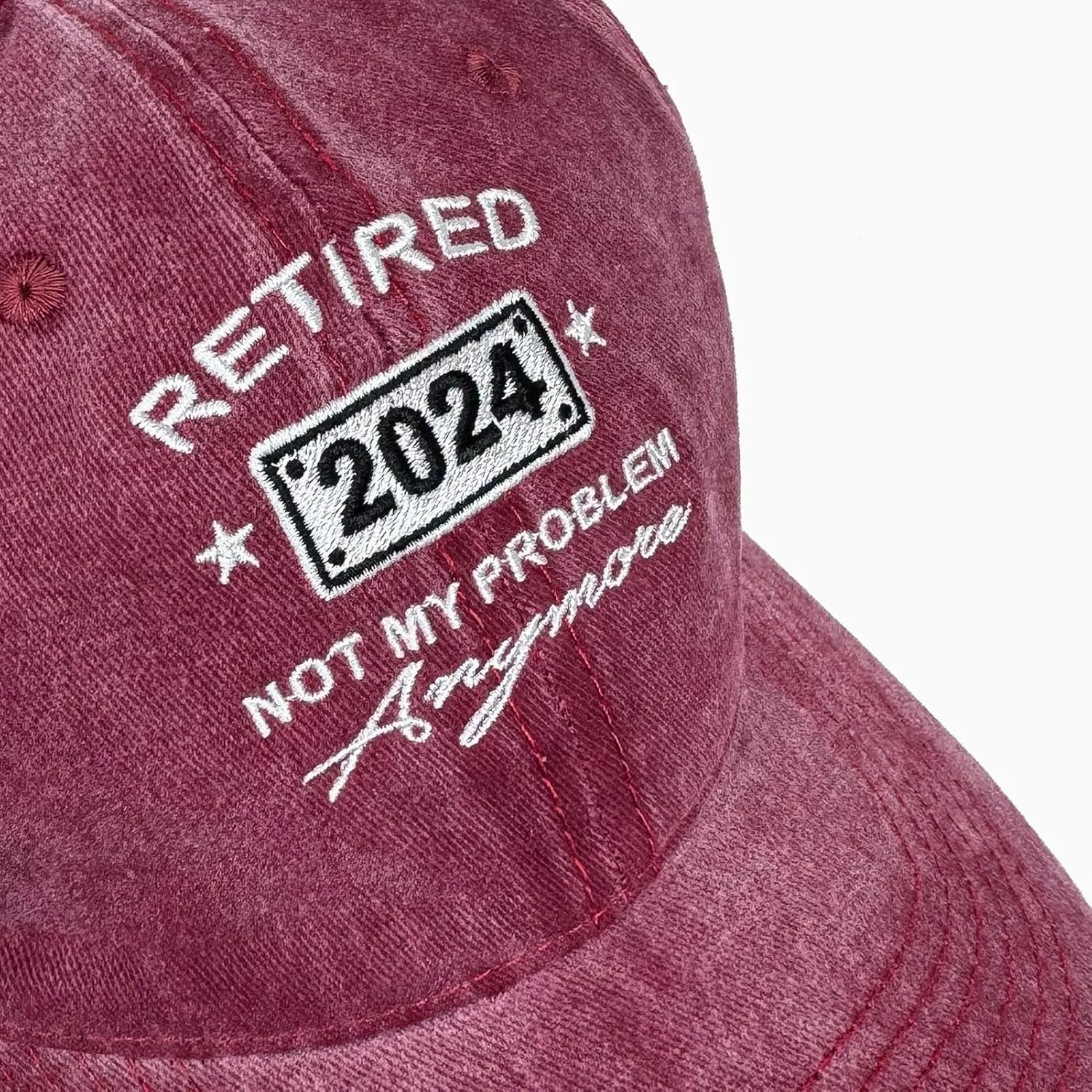 Retirement Gifts for Women Men Cool Retired hat Funny Embroidered Classic Denim hat