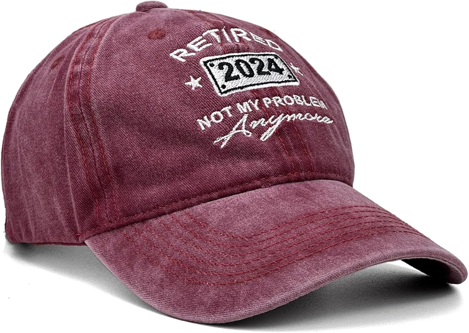 Retirement Gifts for Women Men Cool Retired hat Funny Embroidered Classic Denim hat