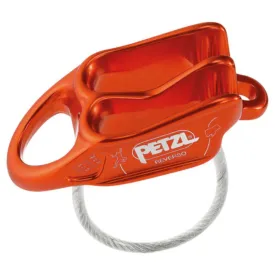 Reverso Belay Device/Descender - Red/Orange