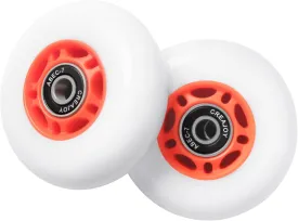 RipStik Casterboard Replacement Wheels, 76mm with Bearings, High Rebound, Set of 2 (Red)