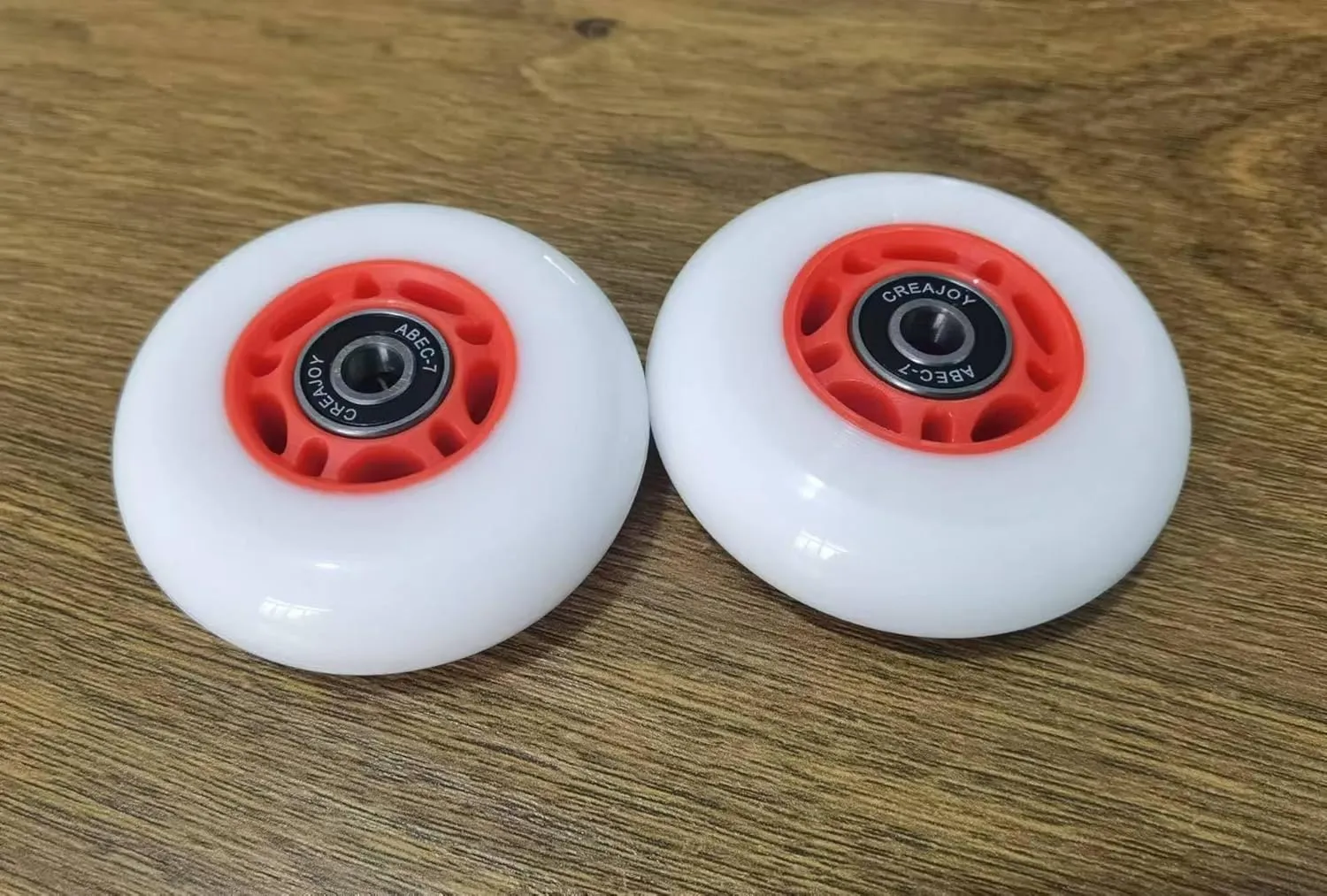 RipStik Casterboard Replacement Wheels, 76mm with Bearings, High Rebound, Set of 2 (Red)