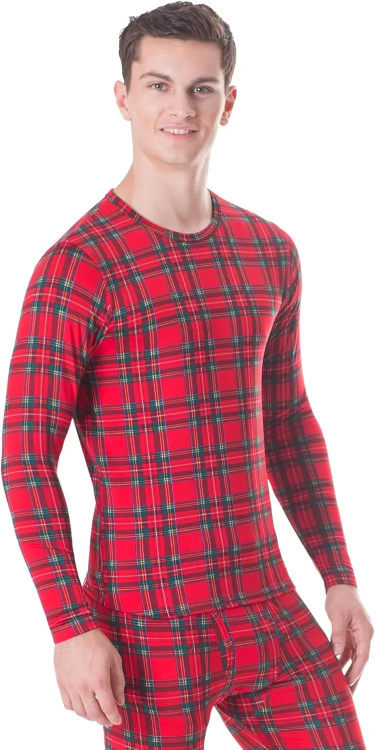 Rocky Thermal Shirts for Men Long Sleeve Thermals Base Layer Top Warm Fleece Lined Long Johns Underwear Cold Weather/Skiing