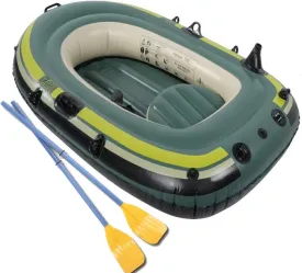 Rubber Boat Thick WearResistant 3 People Inflatable Boat Kayak Double Fishing Boat Extra Thick Air Cushion Charge Boat Water Sports