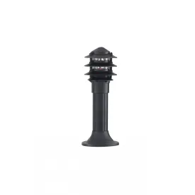 Searchlight 1075-450 Bollards & Post Lamp Black Pagoda 45cm Aluminium
