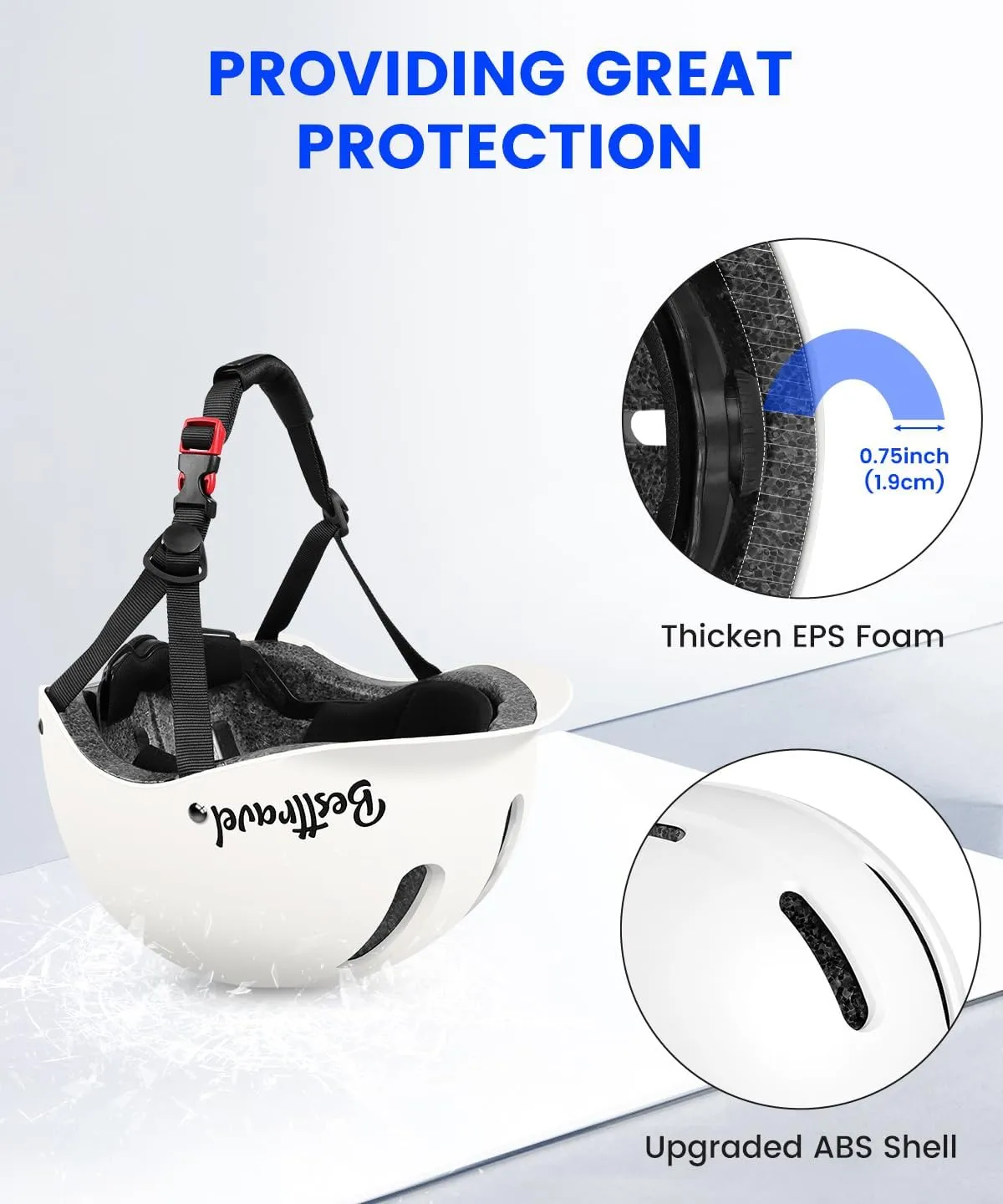 Skateboard Helmet, Adjustment Bike Helmets, Multi-Sport Bicycle Skateboard Skating Longboard Commuter Helmet for Men Women