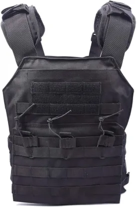 Tactical Molle Vest Breathable Combat Training Vest 1000D Oxford Cloth Outdoor Hunting Air Soft Vest Sports Equipment Weight-Bearing Shoulder Strap Vest