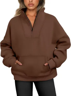 Trendy Queen Sweatshirts Quarter Half Zip Pullover Oversized Hoodies Sweaters Comfy Fall Outfits 2025 Y2K Winter Clothes Trendy Queen Sweatshirts Quarter Half Zip Pullover Oversized Hoodies Sweaters Comfy Fall Outfits 2025 Y2K Winter Clothes