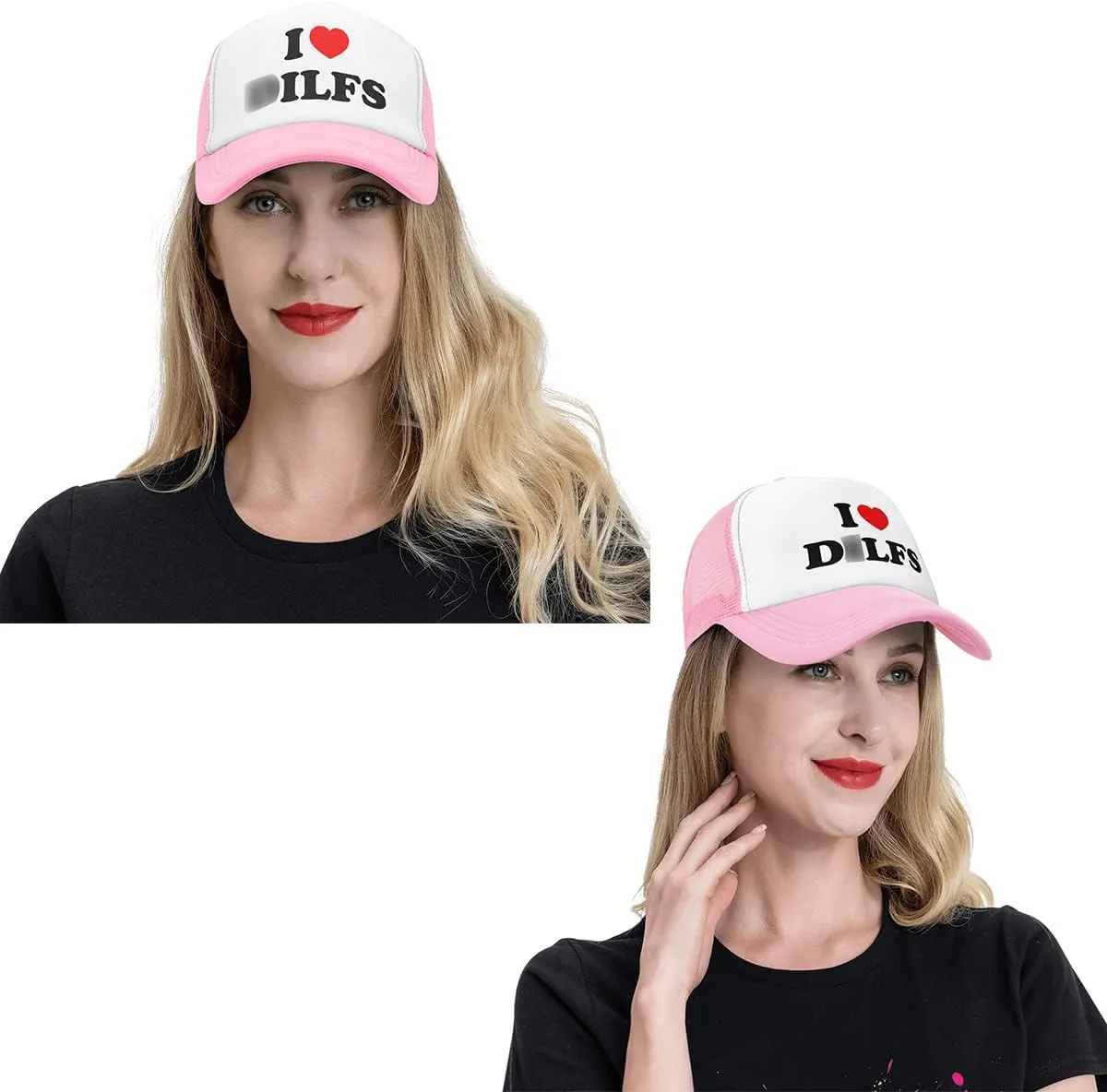Trucker Hats for Men Women, Funny Gag Gifts Joke, Classic Adjustable Mesh Baseball Cap Snapback Hat Black