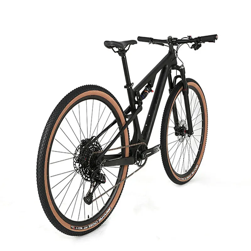 TWITTER Hot sale OVERLORD XT M8100-24S hydraulic disc brakes 29er AM class full suspension carbon fiber mountain bike 21cm frame