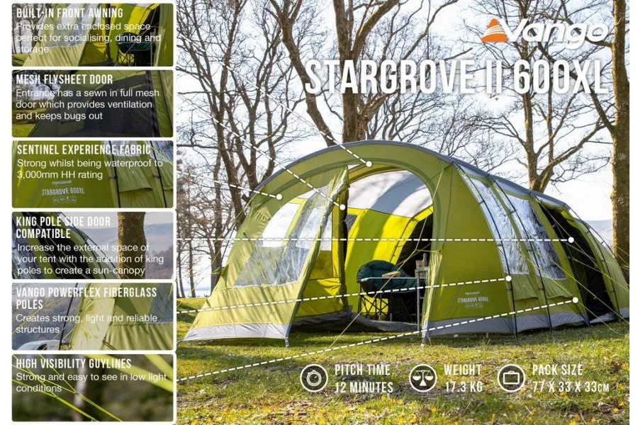 Vango Stargrove II 600 XL Poled Tent