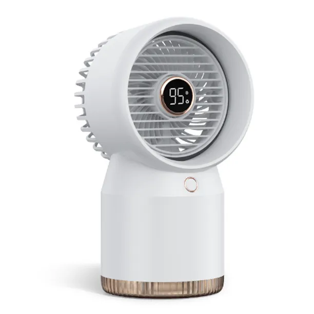 Vinmall Portable Air Conditioner Fan, 4 Speed Adjustable Evaporative Air Cooler Fan with USB Powered and Water Tank for Home, Office, Bedroom, Kitchen