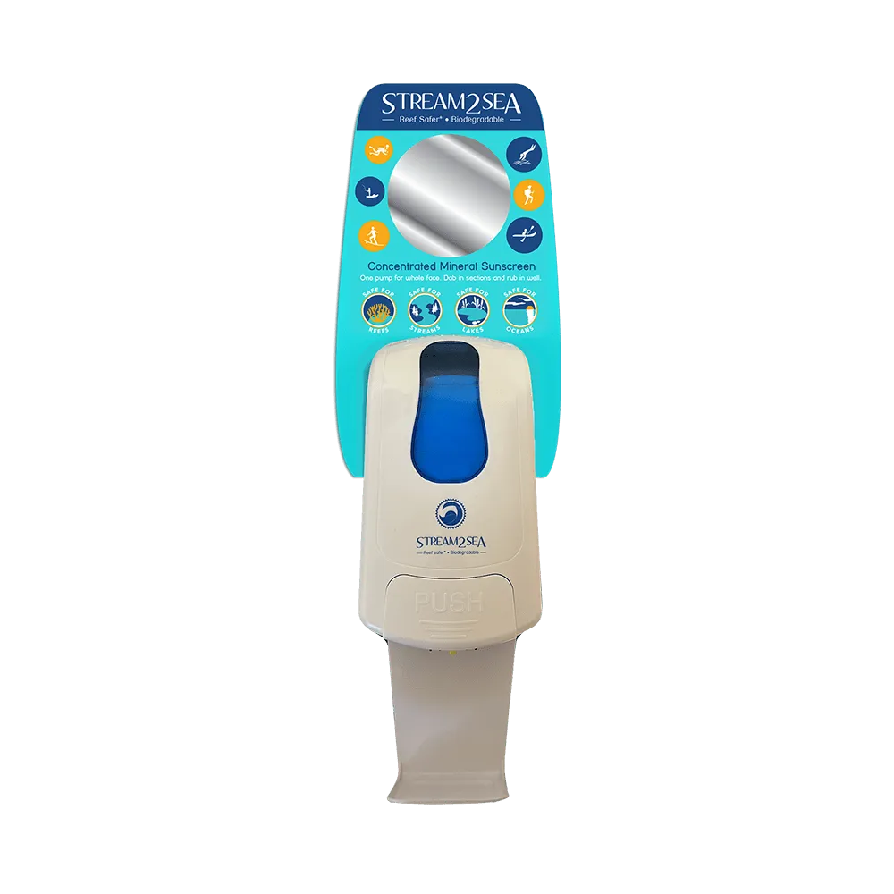 Wall-Mounted Sunscreen Dispenser